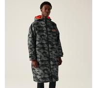 Regatta Waterproof Grey Camouflage Changing Robe, Size: L/XL