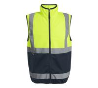 Regatta Adults Hi Vis Full Zip Gilet yellow navy grey UK Size