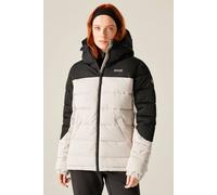 Regatta Aldthorn Hooded Water-Repellent Insulating Baffled Jacket In Beige Beige 12