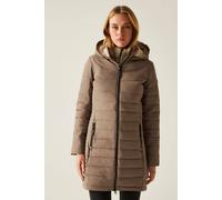 Regatta Andria Hooded Water-Repellent Insulating Padded Jacket In Brown Brown 26