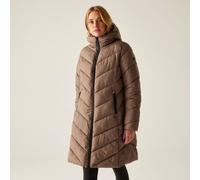 Anita Hooded Water-Repellent Insulating Baffled Jacket Regatta Brown 10