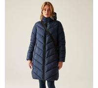 Regatta Anita Hooded Water-Repellent Insulating Baffled Jacket In Navy Navy 10