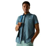 Regatta Anti-insect Travel Light Short Sleeve Shirt Blue S Men
