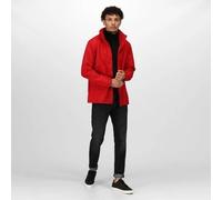 Regatta Ardmore red men's waterproof mesh-lined peach-finish jacket #TRW461