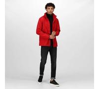 Regatta Ardmore Red Men's Waterproof Mesh-lined Peach-finish Jacket #trw461