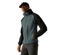 Regatta Arec III Hooded Softshell Jacket: Dark Storm/Black: L Size: L,