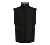 Regatta Ascender Black/mineral Grey Men's Soft-shell Insulated Bodywarmer