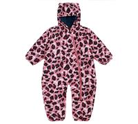 Regatta Baby Bambino Cheetah Print Snowsuit - Dusty Rose - 6-12 Months - Dusty Rose - 100% Polyester