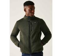 Regatta Barlee Zip Up Funnel Neck Fleece Dark Khaki