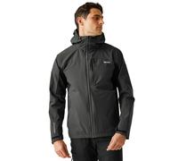 Regatta Birchdale II Waterproof Jacket: Ash/Black: 4XL Size: 4XL, Colo