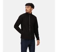 Regatta Black Men's Recycled Fabric Full-zip Quick-dry Micro Fleece #TRF622