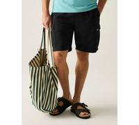 Regatta Blanmont Pocketed Longer Length Swim Shorts Black