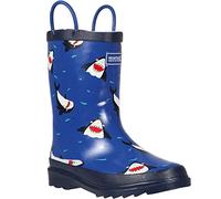 Regatta Boot, Kids Minnow Printed Wellies, Shark Nautic, 6