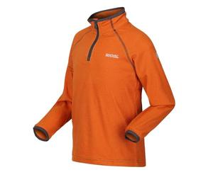 Regatta Boys and Girls Loco Zip Neck Stretch Fit Micro Fleece Jacket Top