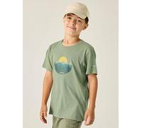Children's T-shirt Regatta Bosley Vert 7/8 ans