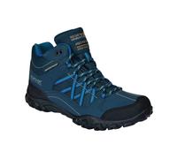 Regatta Boys Edgepoint Mid Walking Boots - Navy - Size UK 12 Kids