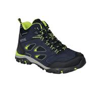 Regatta Boys Holcombe IEP Junior Hiking Boots - Navy/Lime Punch - Navy/Lime Punch - 1 UK Child - 85% Polyurethane/15% Polyester