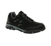 Regatta Boys Holcombe Low Junior Hiking Boots - Black/Granite - Black/Granite - 10 UK Child - 90% Polyurethane/10% Polyester