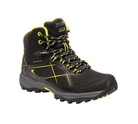 Regatta Kota Mid Junior Waterproof Walking Boots Black Kids Shoes Offroad Hiking