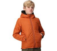 Regatta Kids Water-repellent Kyrell Reversible Jacket Burnt Copper Black Camo, Size: 14 Years