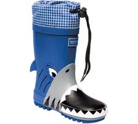 Regatta Boys Mudplay Durable Stabilising Wellington Boots - Blue Rubber - Size 12 Kids (UK Shoe)