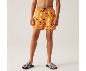 Regatta Boys Skander II Swim Shorts Elasticated Waist Liner Pockets