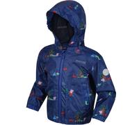 Regatta Boys Unisex Kids Peppa Pig Muddy Puddle Outdoor Waterproof Hooded Jacket - Pale Blue