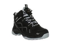 Regatta Boys Vendeavour Waterproof Walking Boots, Black Light Steel, Size 12 UK Child