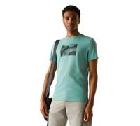 Green male Regatta Men's Breezed Graphic T-Shirt Green, Size: XXL