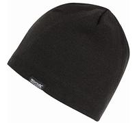 Regatta Brevis II Acrylic Knit Fleece Lining Waterproof Internal Membrane Beanie Headwear - Black, Small/Medium