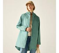 Regatta Brianka Longline Hooded Waterproof Jacket In Teal Teal 18