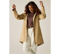 Regatta Brianka Waterproof Hooded Longline Jacket Beige