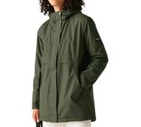 Regatta Brielly Insulated Womens Waterproof Jacket Green Hooded Outdoor Coat