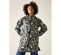 Regatta Brindle Printed Packaway Rain Jacket Beige Mix