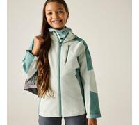 Regatta Calderdale III Hooded Waterproof Jacket in Mid Blue | Size: 5-6 Years Regatta Mid Blue 5-6 Years