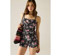 REGATTA Cath Kidston Bikini Shorts Black Floral 8