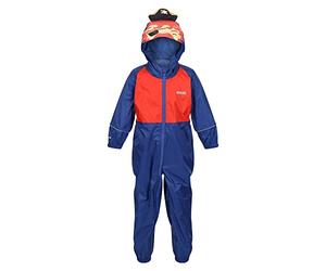 Regatta Charco Waterproof and Breathable Puddlesuit with Animal Face Hood