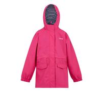 Regatta Childrens/Kids Ballina Stripe Waterproof Jacket - Pop/Navy/White - 13 Years - Pop/Navy/White - 100% Polyester