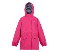 Regatta Childrens/Kids Ballina Stripe Waterproof Jacket - Pop/Navy/White - Pop/Navy/White - 13 Years