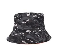 (4-6 Years, Black/Persimmon) Regatta Childrens/Kids Flip Reversible Bucket Hat