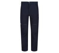 Regatta Childrens/Kids Highton Stretch Zip-Off Walking Trousers - Navy - 15-16 Years - Navy - 94% Polyamide/6% Elastane