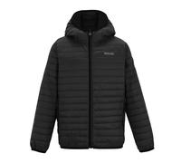 Regatta Kids Hillpack Hooded Jacket - Black - 7-8 Years - Black - 100% Polyamide
