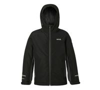 Regatta Kids Hurdle Insulated Waterproof Jacket - Black/Seal Grey - 4-5 Years - Black/Seal Grey - 100% Polyester