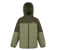 Regatta Childrens/Kids Lofthouse Insulated Jacket - Olive Night/Oil Green/Pumpkin Spice - 7-8 Years - Olive Night/Oil Green/Pumpkin Spice