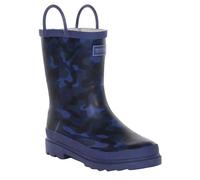 Regatta Childrens/Kids Minnow Camo Wellington Boots (11 UK Child) (Dark Denim)