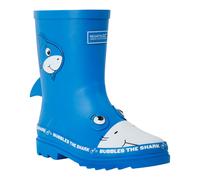Regatta Childrens/Kids Mudplay II Bubbles The Shark Wellington Boots RG10997