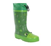 Regatta Childrens Unisex Childrens/Kids Mudplay Jnr Frog Square Wellington Boots (Frog Green) - Size UK 1 Infant