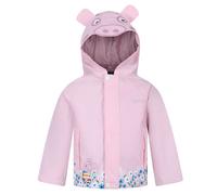 Regatta Childrens/Kids Peppa Pig Hooded Waterproof Jacket6-12 Months Pink Mist