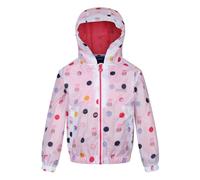 Regatta Childrens/Kids Peppa Pig Polka Dot Hooded Waterproof Jacket - Light Pink - 24-36 Months - Light Pink