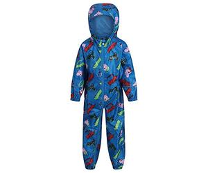 Regatta Childrens/Kids Pobble Peppa Pig Car Waterproof Puddle Suit (5-6 Years) (Imperial Blue)